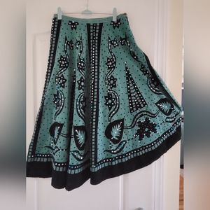 Corduroy A-line Skirt sequins